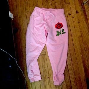 Pink Sweat Pants